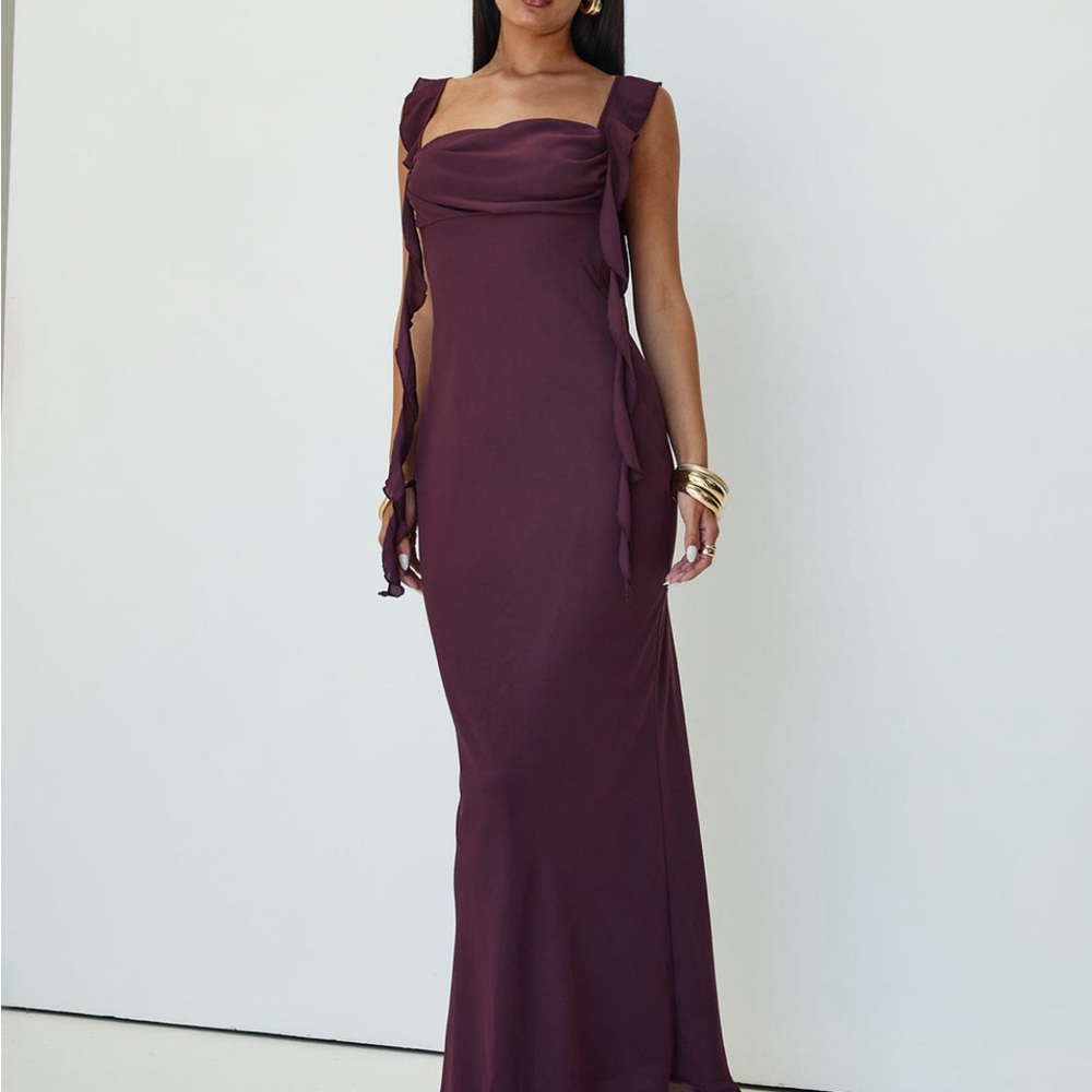 Princess Polly Purple Sheath Maxi Dress Square Neck Sleeveless